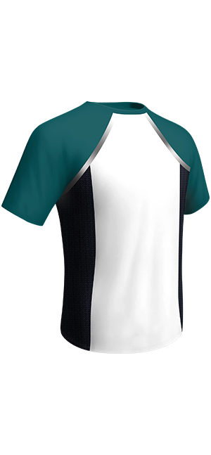 T-shirt blanc et vert DIM Sport