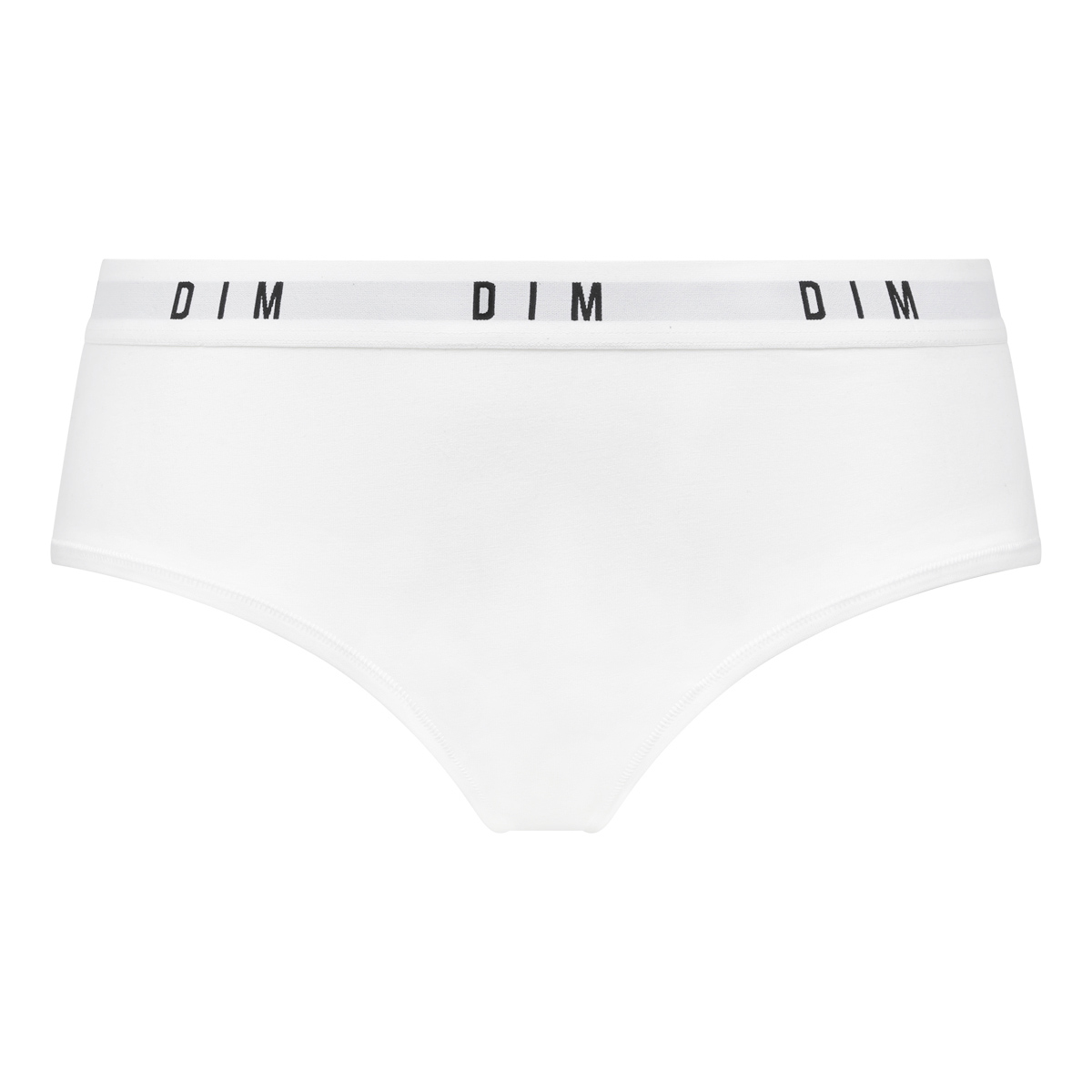 Women's White DIM Originals modal cotton boxer shorts