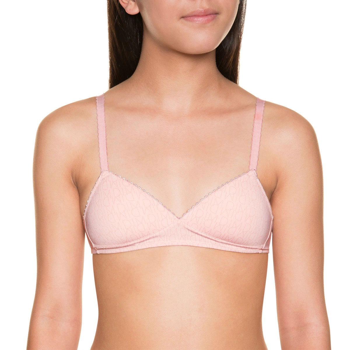 DIM Girl powder pink triangle bra
