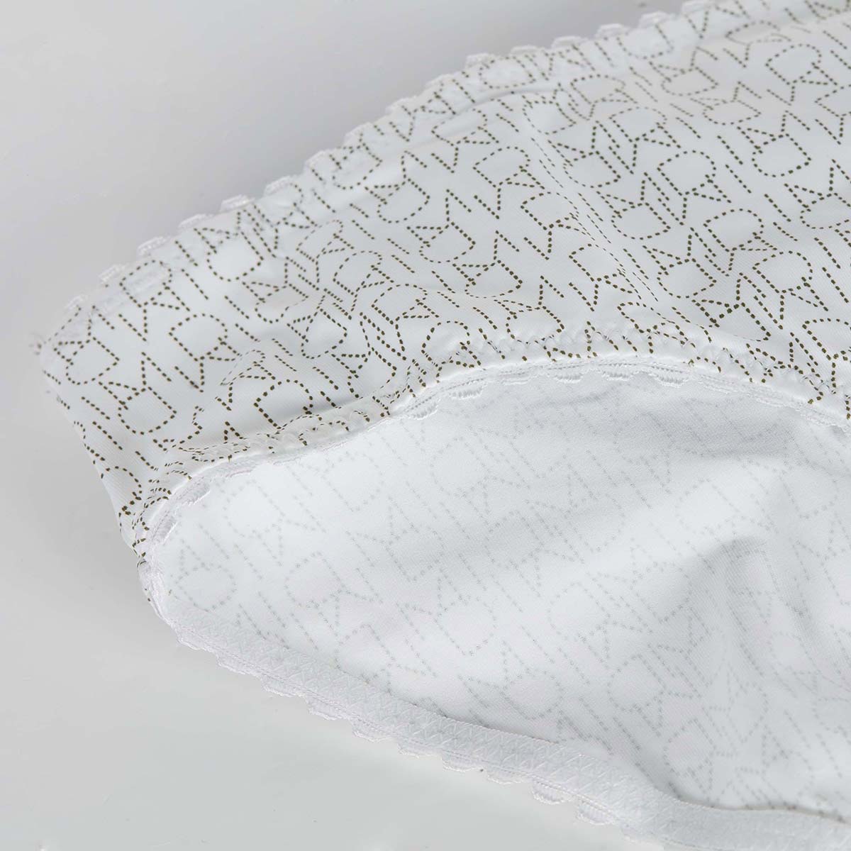 White brief with logo print for girl - Dim Touch