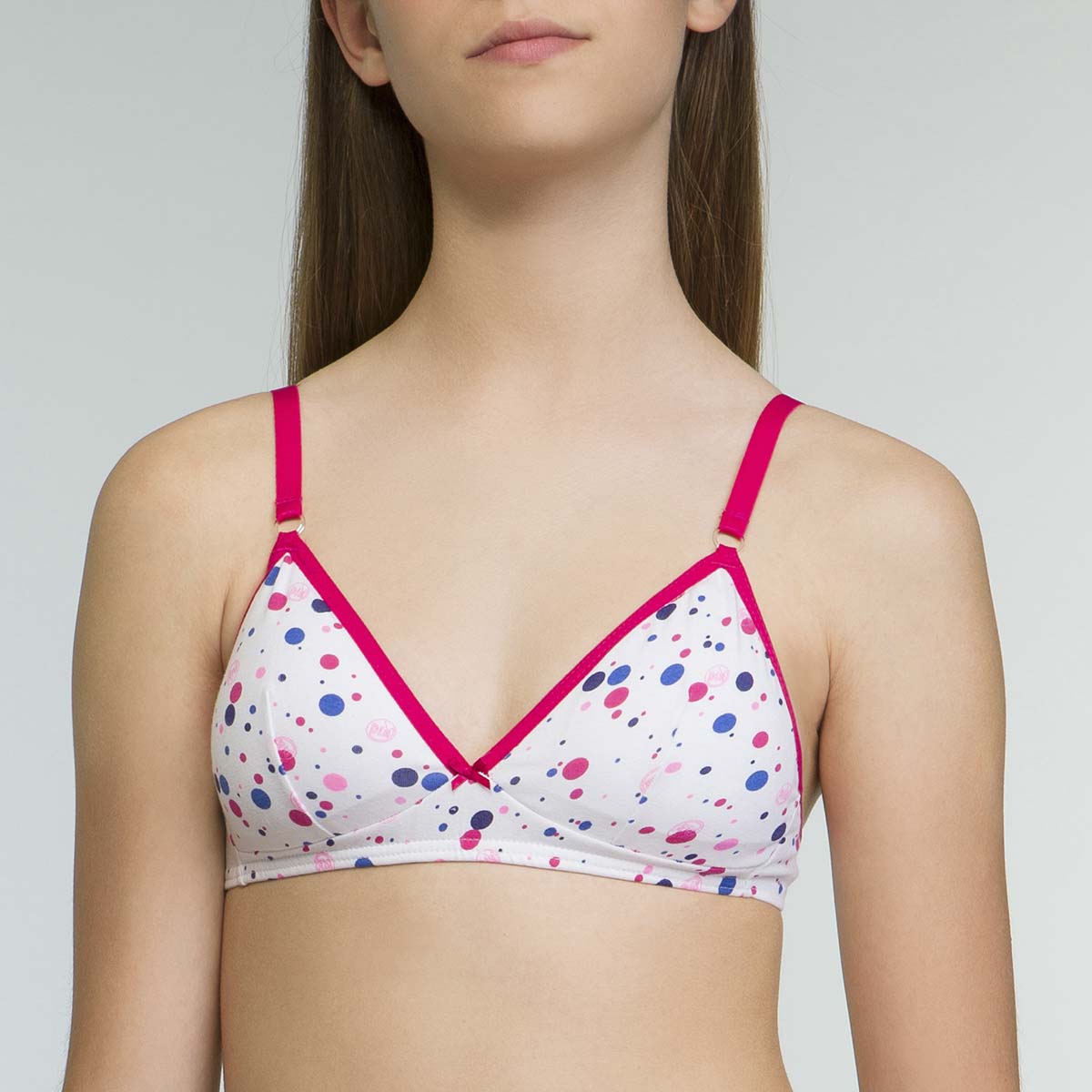 DIM Girl Triangle Bra with Removable Padding Neon
