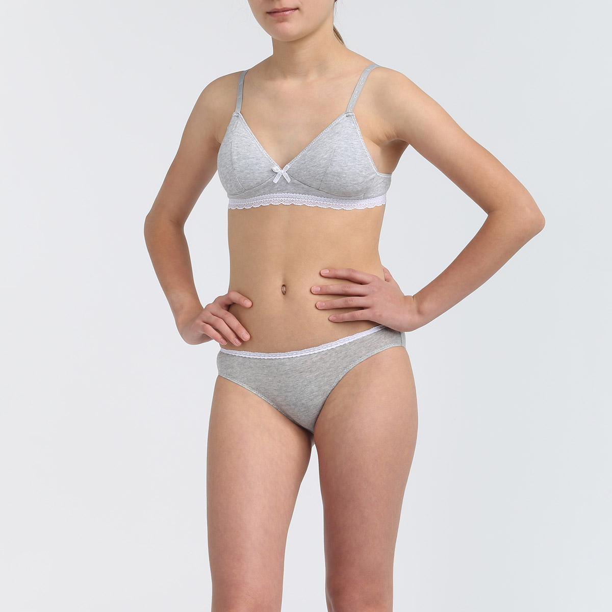 SHAPEHIT Woman's Innerwear Cotton Blend Bra Panty Set, Non Wired