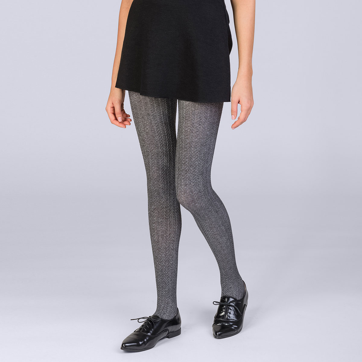 Women's Cable Sweater Tights - A New Day™ Gray M/l : Target