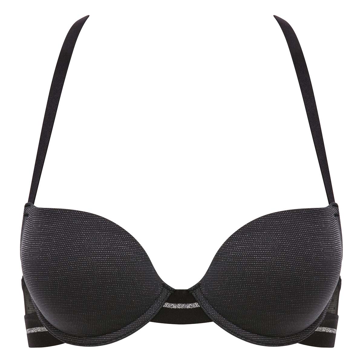 Push up bra in black lace - Dim Trendy Micro