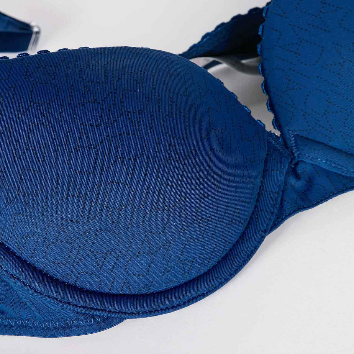 Girls' microfiber push-up bra in Denim Blue Dim Touch
