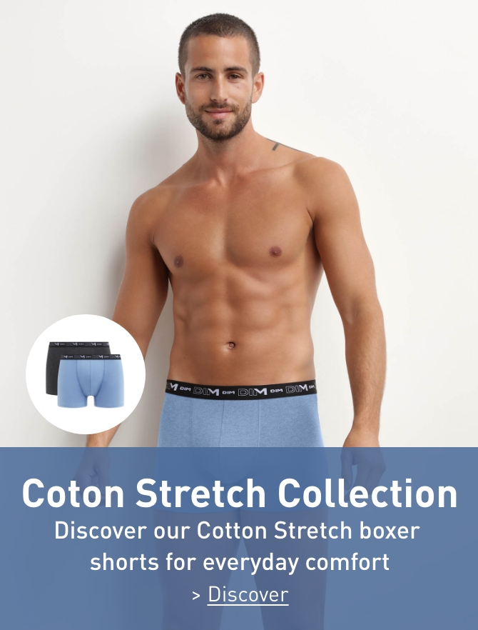 Pack of 3 pairs of black, grey and white stretch cotton briefs for men